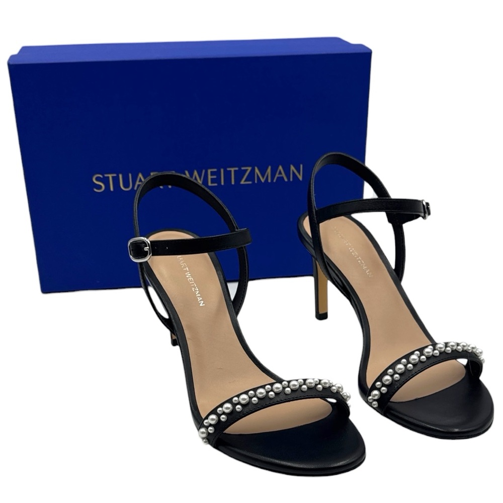 Stuart Weitzman Dancer Embellished Heel Sandals Size 8